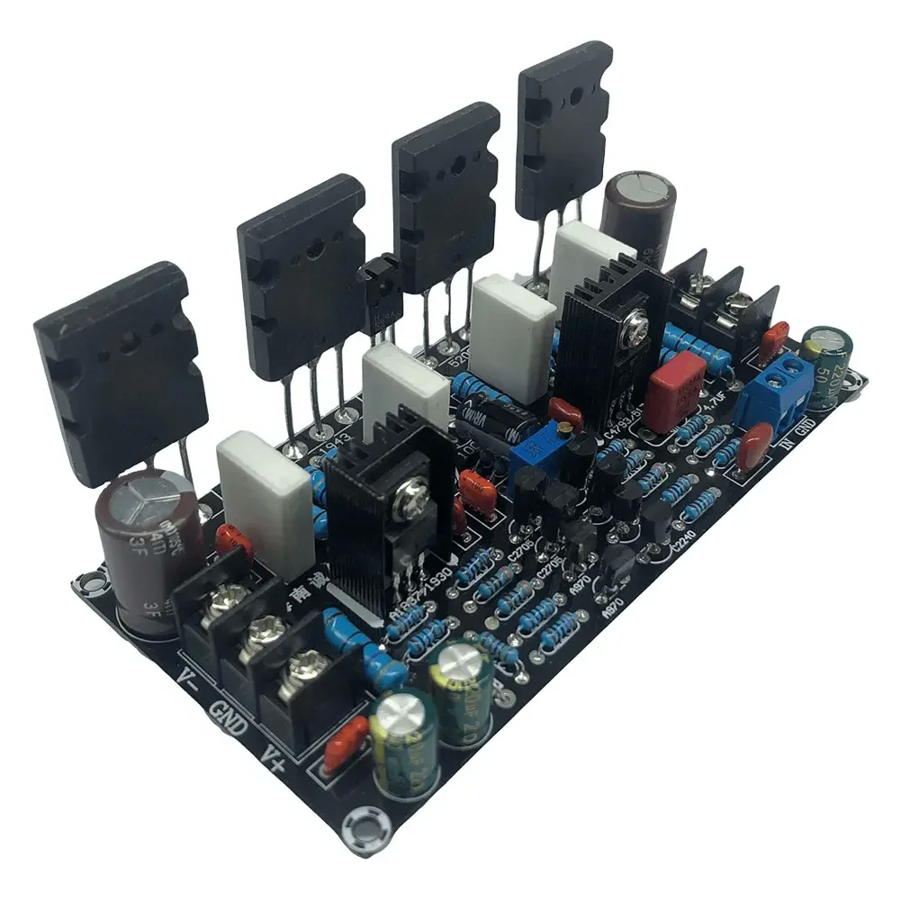 100/200/300W Mono Power Amplifier 1943+5200 20-90V HIFI High Power Audio Amplifier Finished Board Digital Sound Amplifier Module