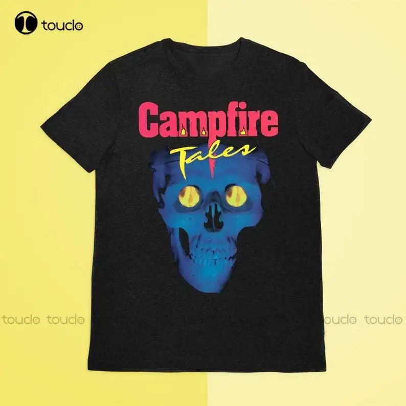 Campfire Tales T-Shirt, Scary Classic Horror Shirt, Goth T-Shirt, Skull Tshirt, Woman Shirt, Man Shirt, Horror Movie T-Shirt