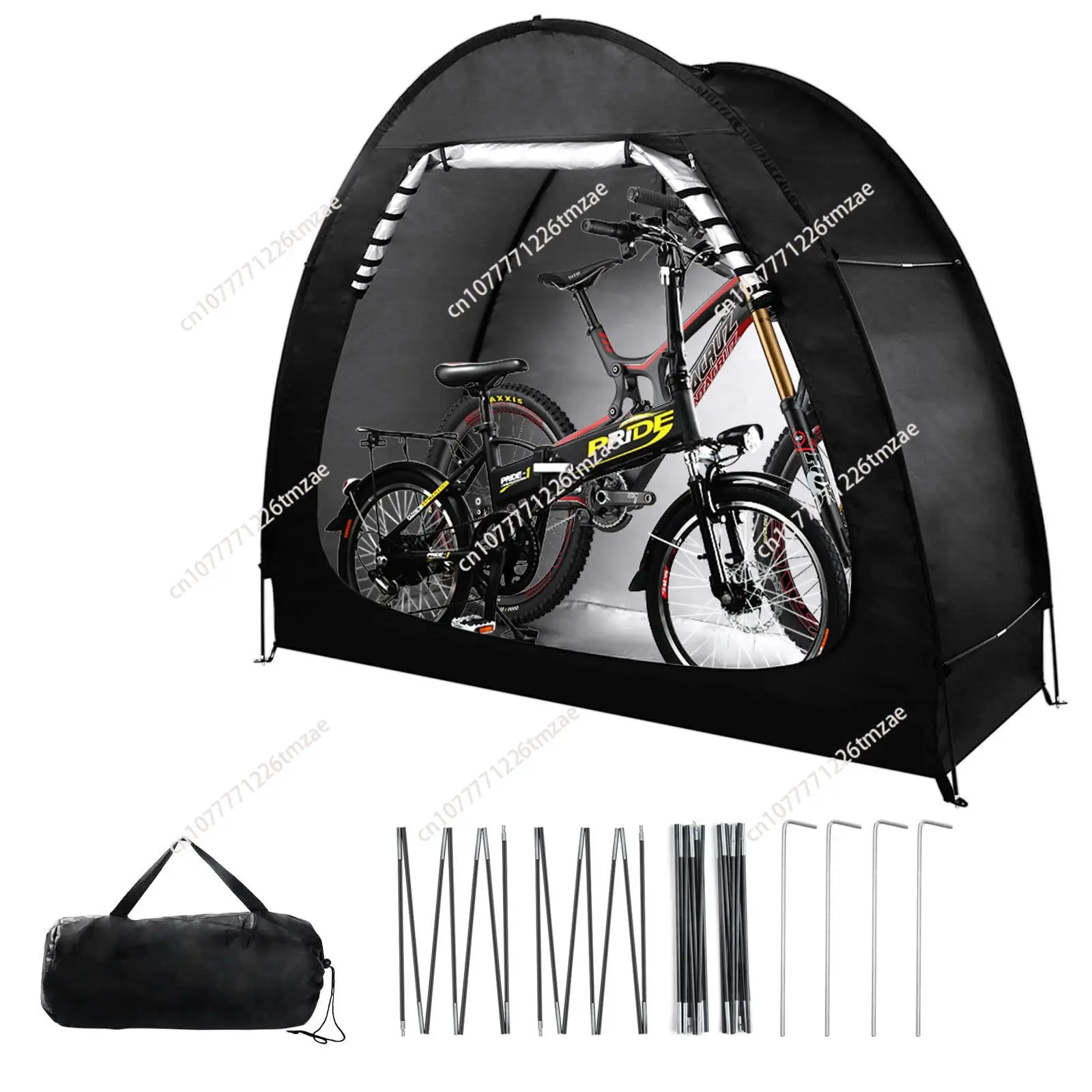 Outdoor storage mountain bike tent large space foldable portable outdoor bicycle tent