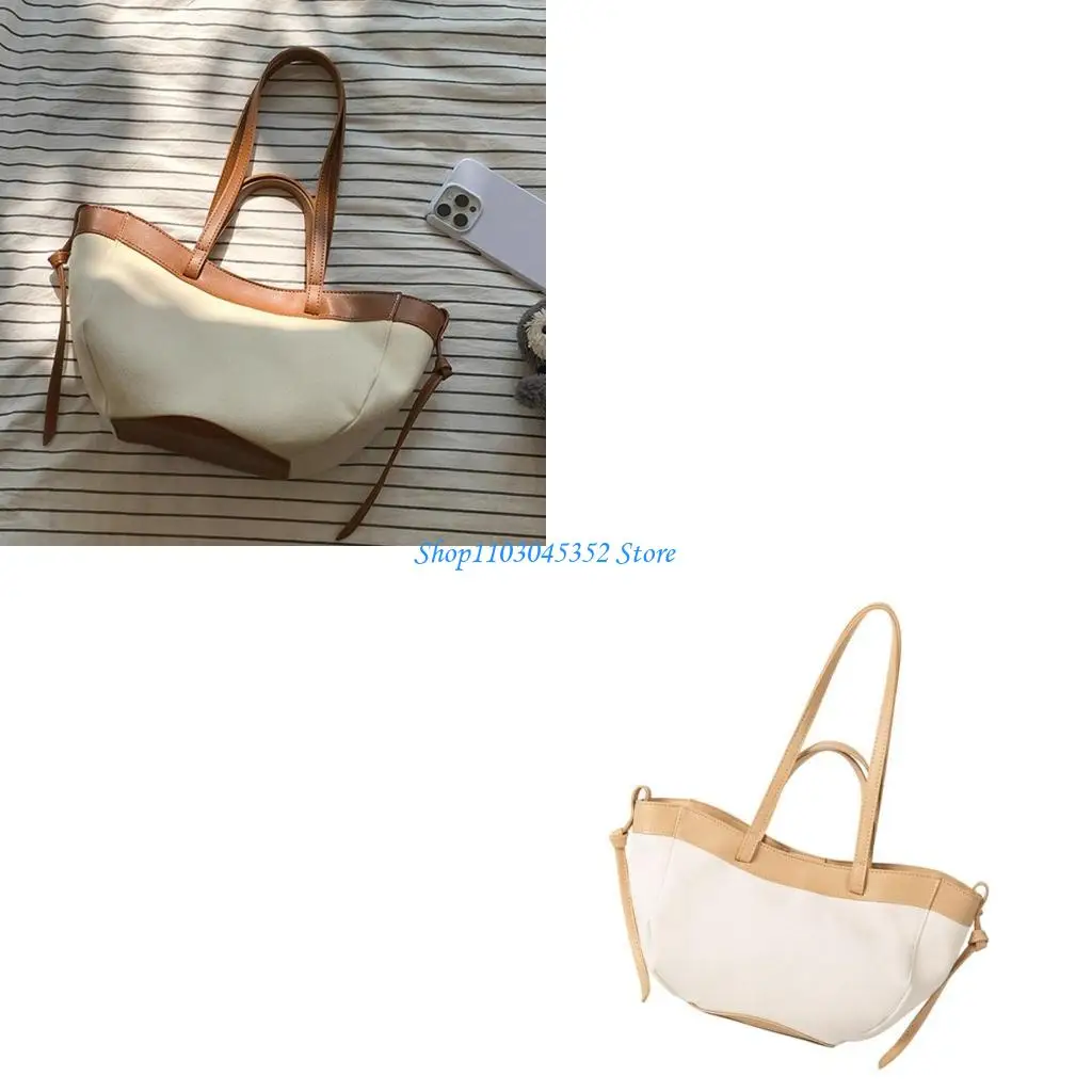 

Рабочая сумка Холщовая сумка для женщин Модная сумка-кошелек Простая сумка через плечо с магнитной застежкой Сумка-мессенджер