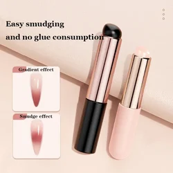 Nail Art Silicone Brush Reusable Universal Mirror Powder Pigment Applying Gradient Shading Pen Easy To Use Nail Brushes Tool