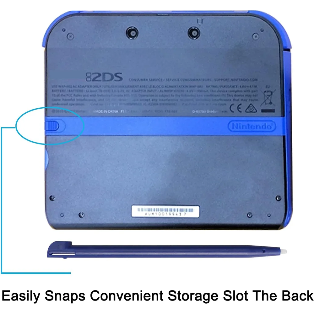 Набор пластиковых стилусов 2DS, 2 шт., сменный стилус Xahpower, совместимый с Nintendo 2DS, 4-в-1, комбинированные сенсорные стилусы