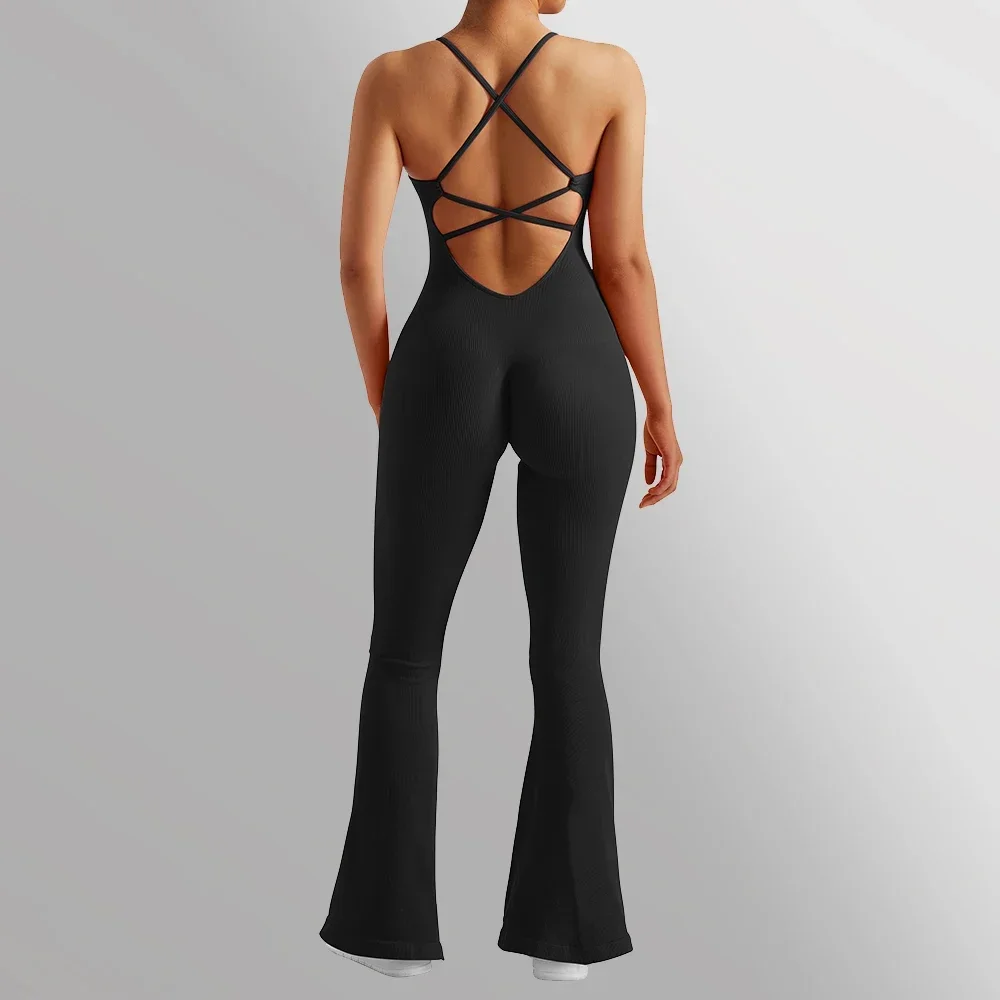 Solid Body-shaping Simple Jumpsuit Women Casual Square Collar Sleeveless Skinny Romper Lady Daily Sporty Wear One Piece Bodysuit