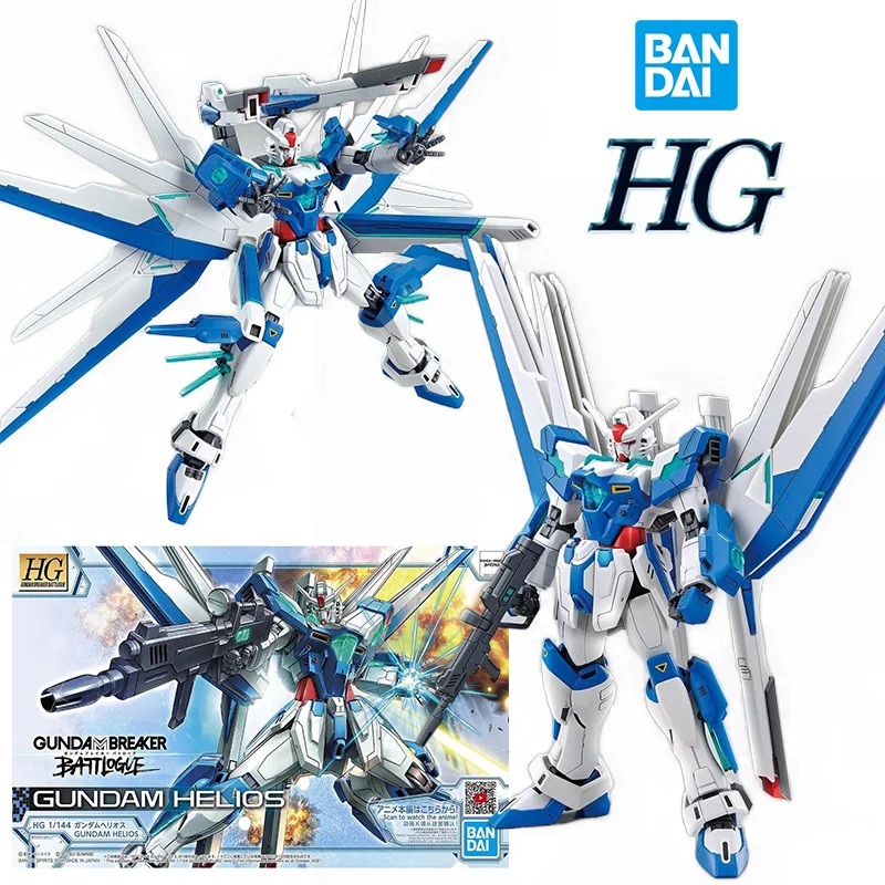 Bandai HG 1/144 Gundam Helios 14Cm Gundam Breaker Battlogue Anime Original Action Figure Model Kit Toy Birthday Gift Collection