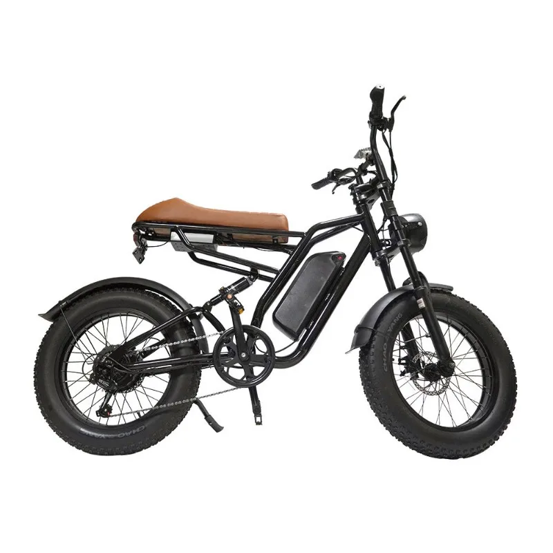 

20-Inch fat tire electric bicycle, retro off-road electric vehicle