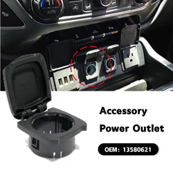 Car Power Outlet Receptacle Cover Black for Buick Chevrolet Auto Power Socket Cap 13580621