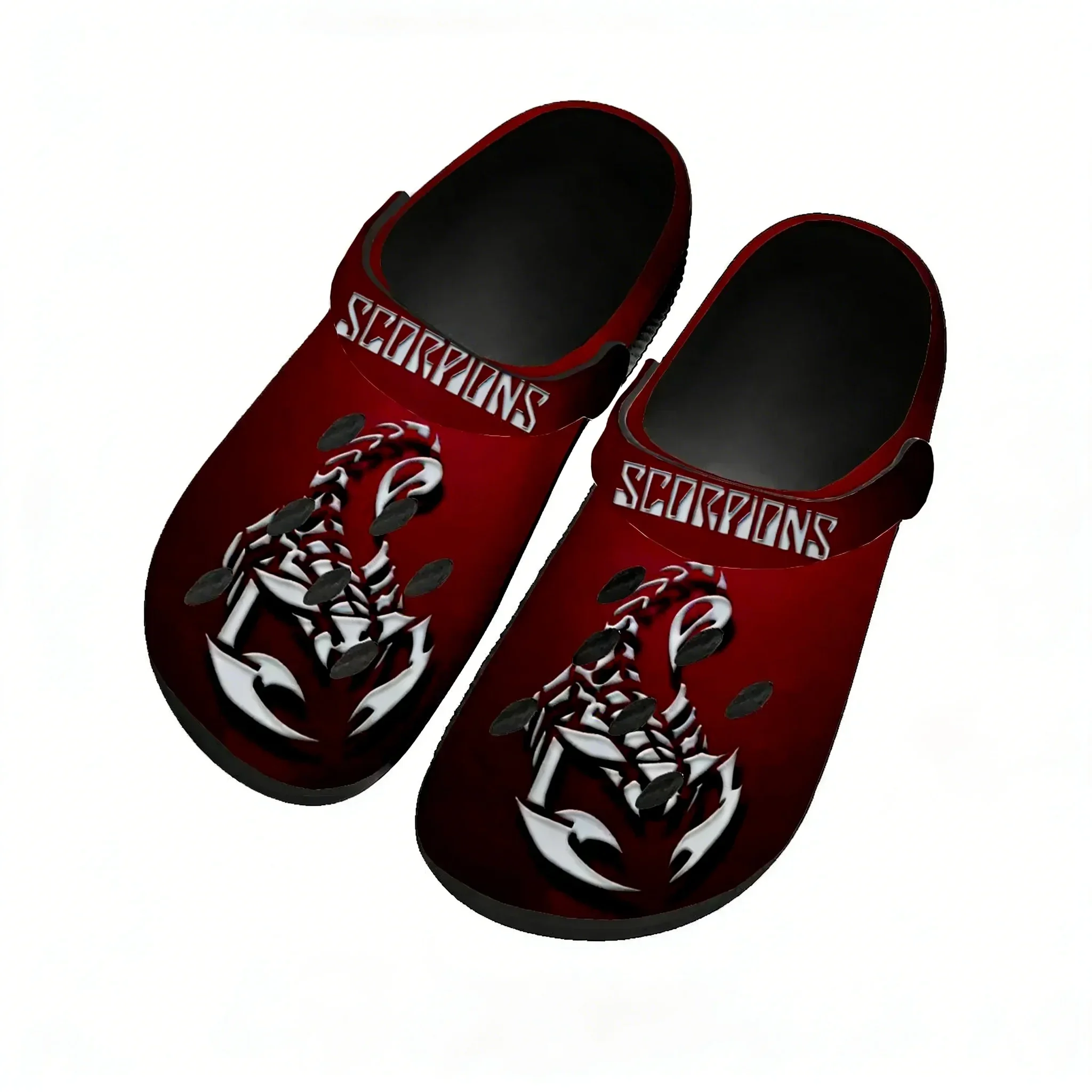 Scorpions Water Shoes Mens Womens Comfortable Fashion Home Garden Clogs Customizd Sandals Beach Breathable Hole Slippers