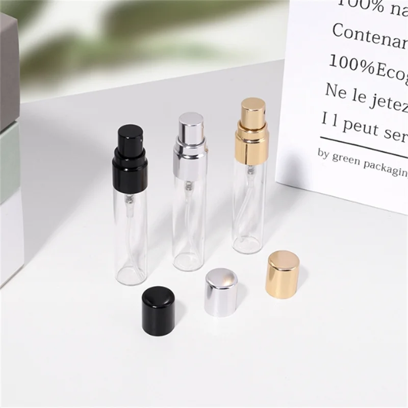 السائبة حزمة 10/50 قطعة الذهب زجاجات رذاذ فارغة صغيرة 2 مللي-10 مللي أحجام مستحضرات التجميل العطور الزجاج عينة قوارير للبيع بالجملة #5
