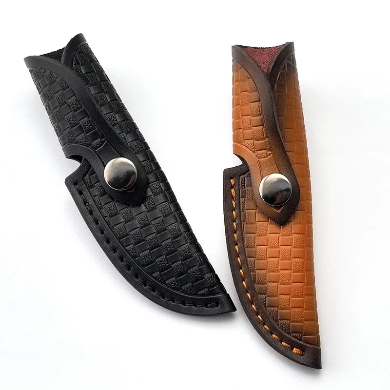DIY Knife Leather Case Cowhide Material Pocket Carrying Tools Bag  Diy  Accessories for Fixed Blade Knife