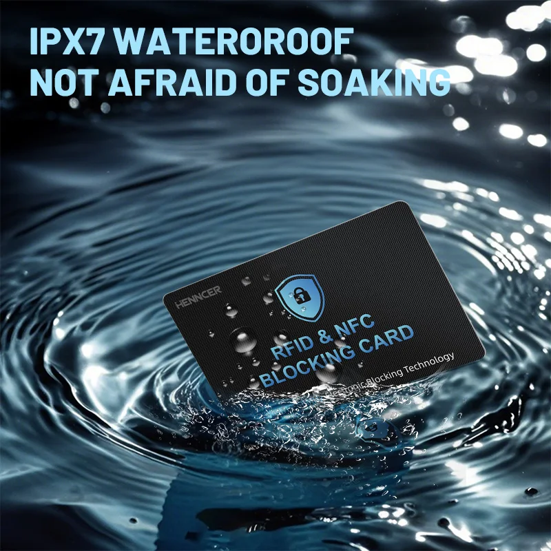 بطاقات حجب RFID بدون تلامس NFC بطاقة الخصم الائتمان جواز السفر حامي مانع مجموعة تصميم ذكي مضاد للسرقة