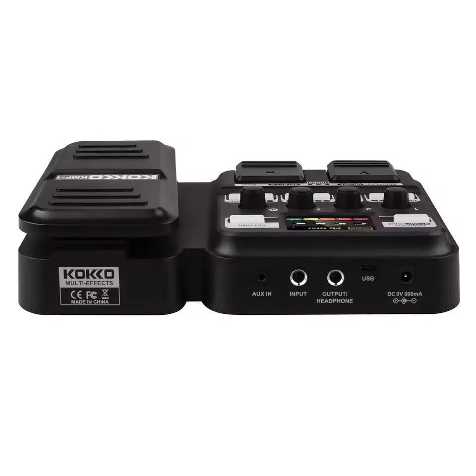 KOKKO KMF-1 Guitar Bass Acoustic Multi Effects Processor With Drum Machine Recorder Effects Processor Tuner Expression Pedal
