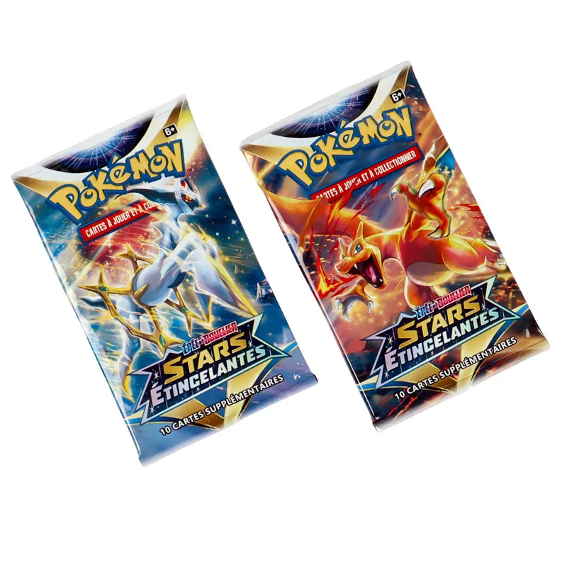 Cartes Pokémon Françaises, 360 Pièces, Boîte Booster, Étoiles Brillantes, Jeu de Collection, Jouet