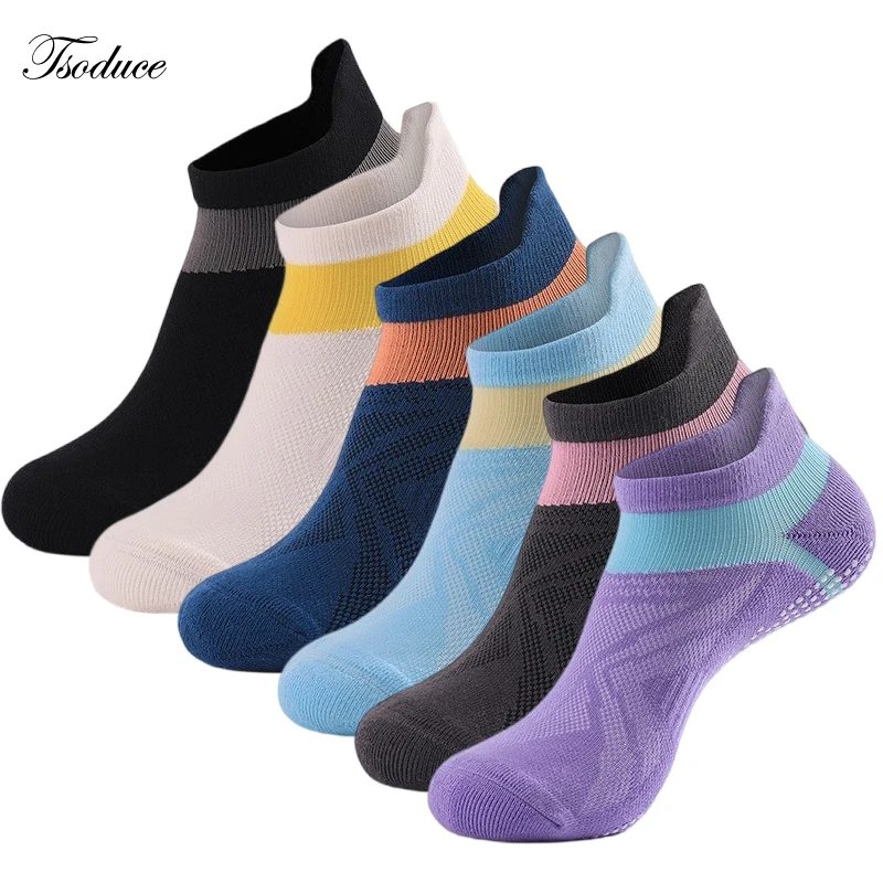 

Yoga Socks Non slip Women's Socks Sports Fitness Silicone Breathable Towel Bottom Yoga Socks Bandage Dance Ballet Socks
