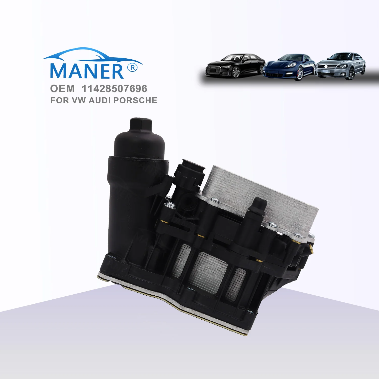 MANER 11428507696 11428507697 Engine Parts Cooling System Oil Filter Housing For BMW 1 3 5 Series X1 X3 X4 X5 X6