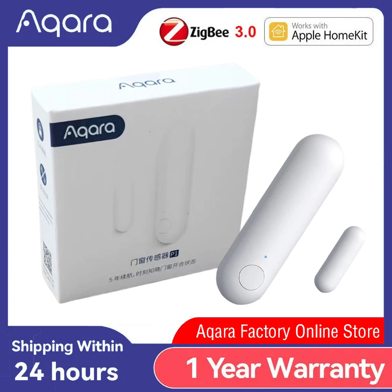 Aqara P1 Door Window Sensor Zigbee 3.0 Smart Home Wireless Anti-theft Homekit Induction Door Magnetic Alarm For HomeKit APP