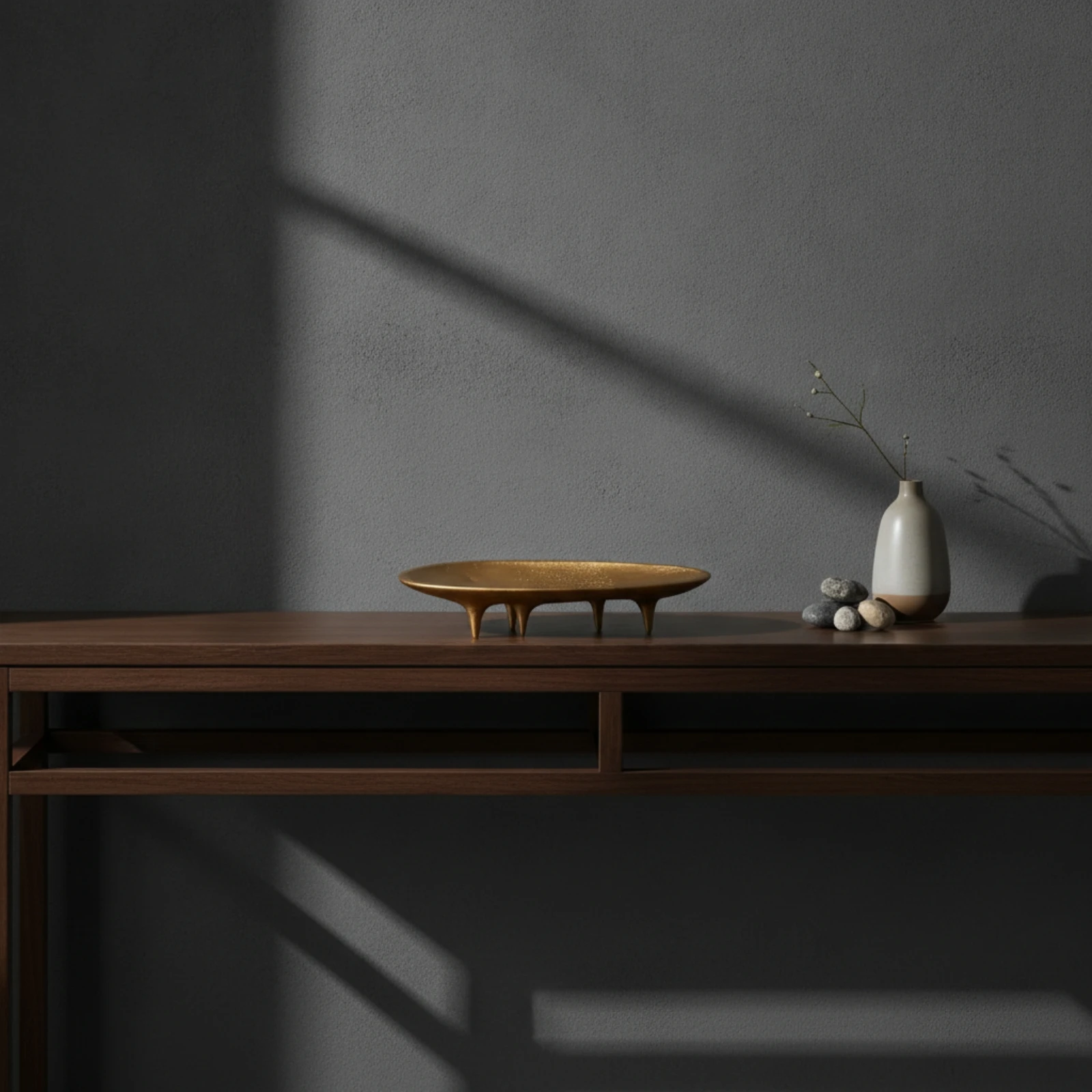 Decorative Fruit Plate Resin Fruit Plate with Feet Dish with Irregular Rim Sculptural Snack Tray Low-Profile for Coffee Table