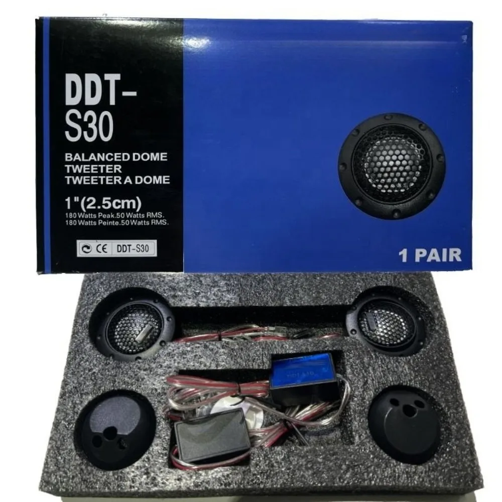 

Автомобильный высококачественный стереодинамик, твитер-модифицированный автомобильный аудио шелковый купольный твитер, универсальный