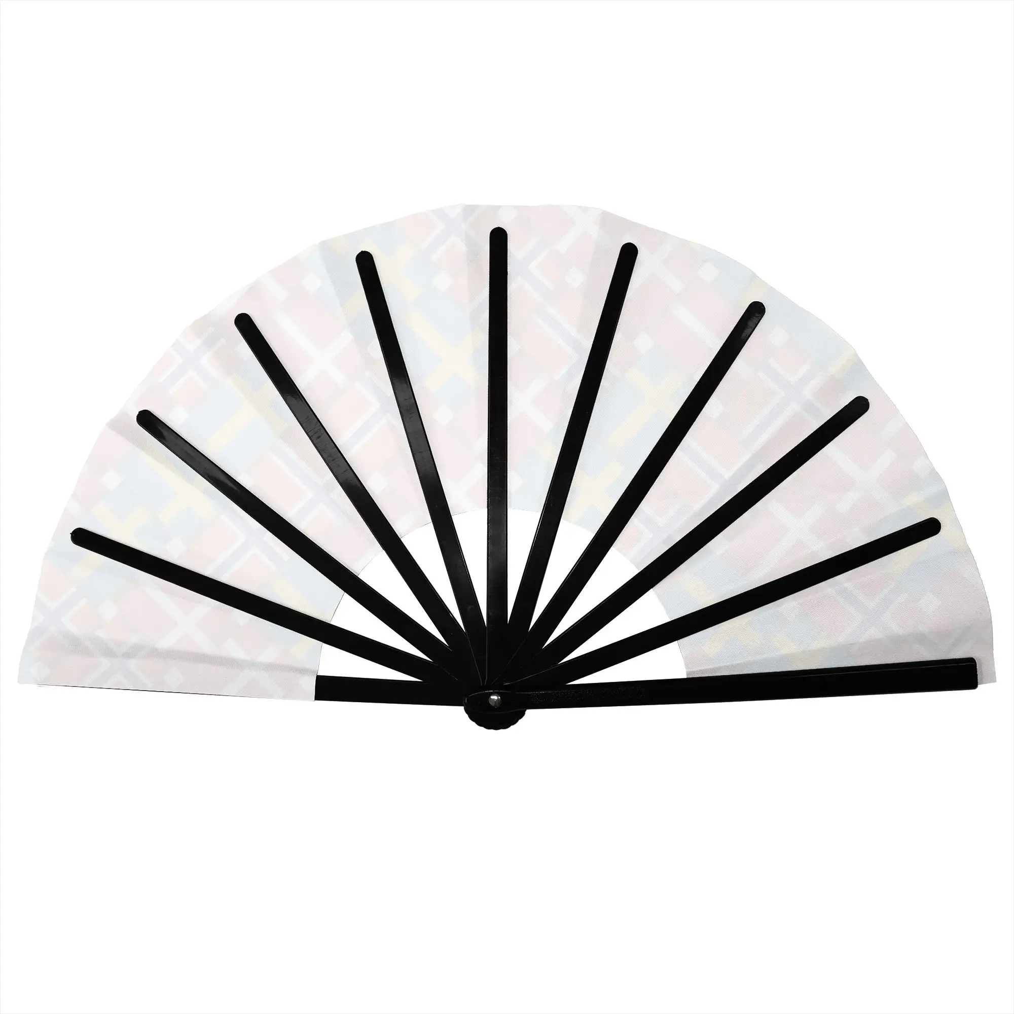 Norway Scandinavian Flag Weave Stylish Hand Fan Women  Printed Polyester Fan  Aesthetic For Dancing Gift