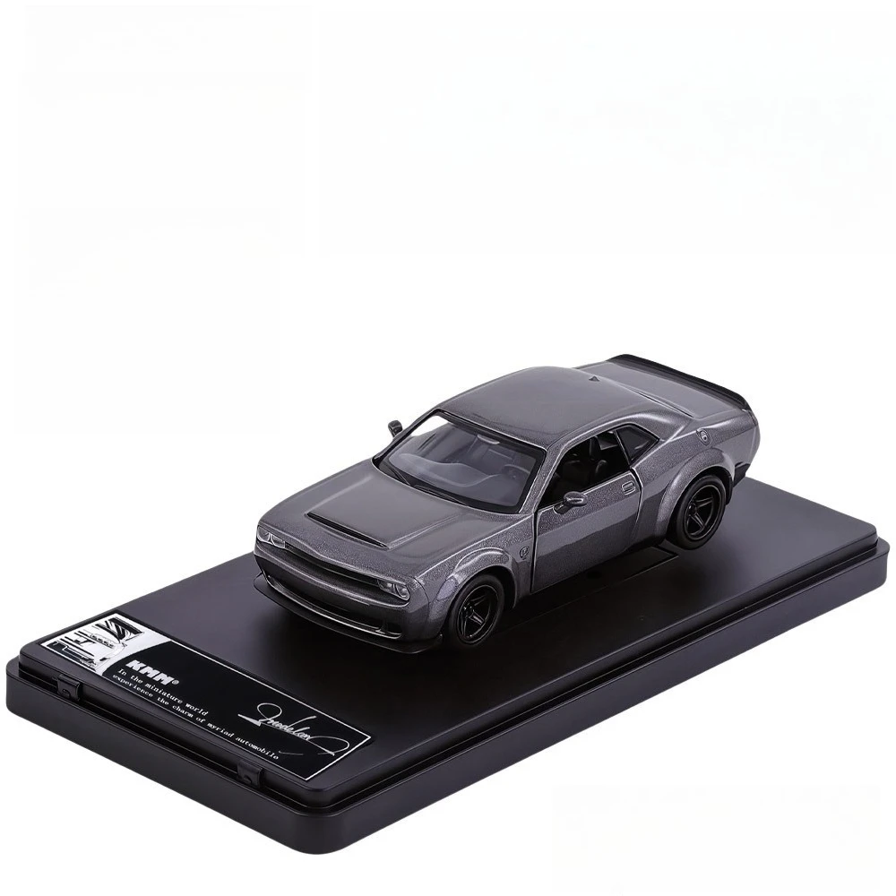 1:36 Dodge Challenger SRT Demon Sportwagen Legering Diecast Model Auto Speelgoed Met Pull Back Voor Kinderen Geschenken Speelgoed Collectie