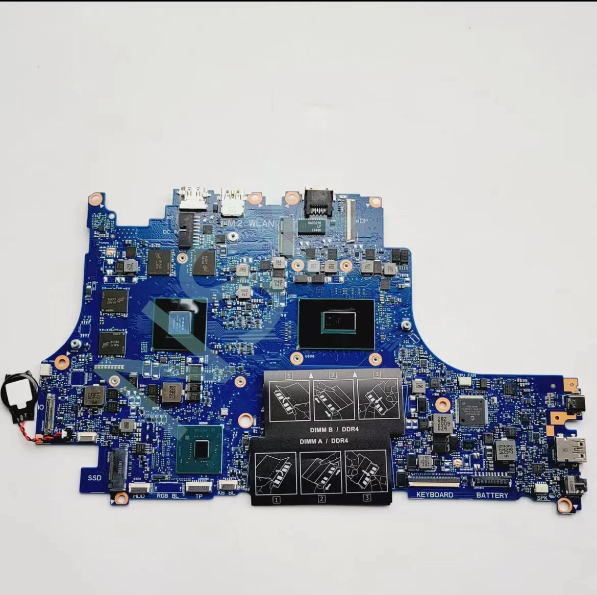 

CN-0T5XC1 For Dell Inspiron G5 5590 G7 7590 LaptopMotherboard 0T5XC1 T5XC1 VULCAN17_N17P CPU:I5-8300H GPU:GTX1050ti 4GB