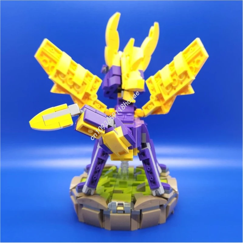 458 шт., модульный шпитро, модель дракона-дракона, Moc, строительный блок, сделай сам, креативная сборка, развивающие игрушки, детский рождественский подарок