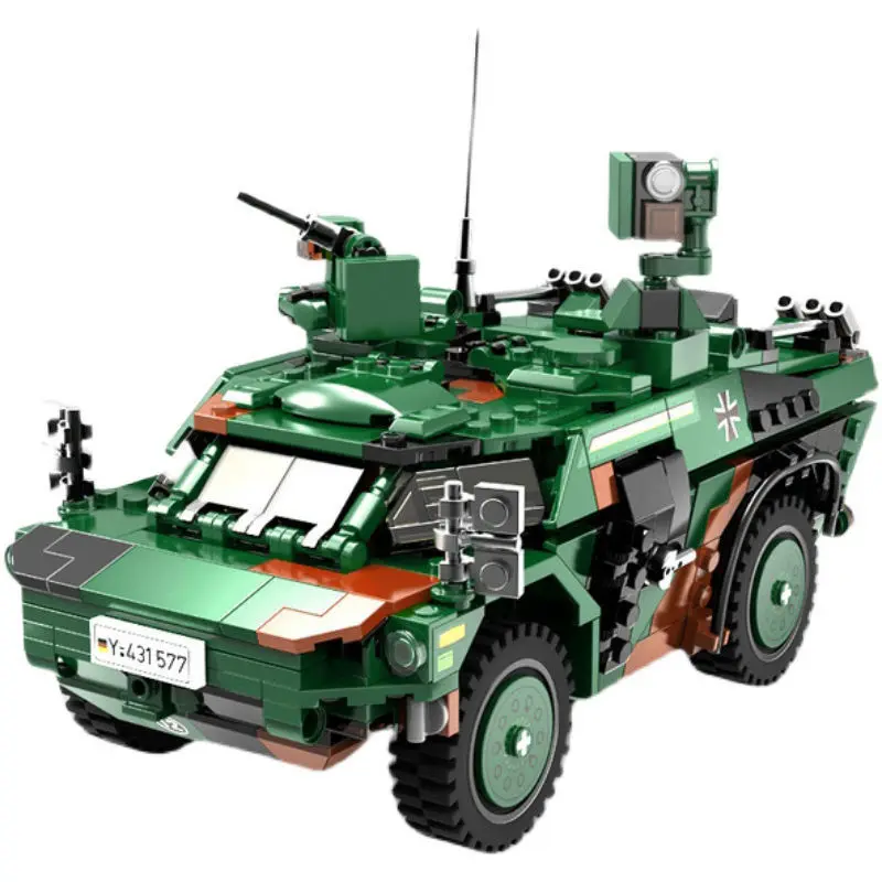 Military Vehicles Tank Sets SWAT Army City Police T34 Model Building Blocks DIY Brick Kids Toys Classic World War II WW2