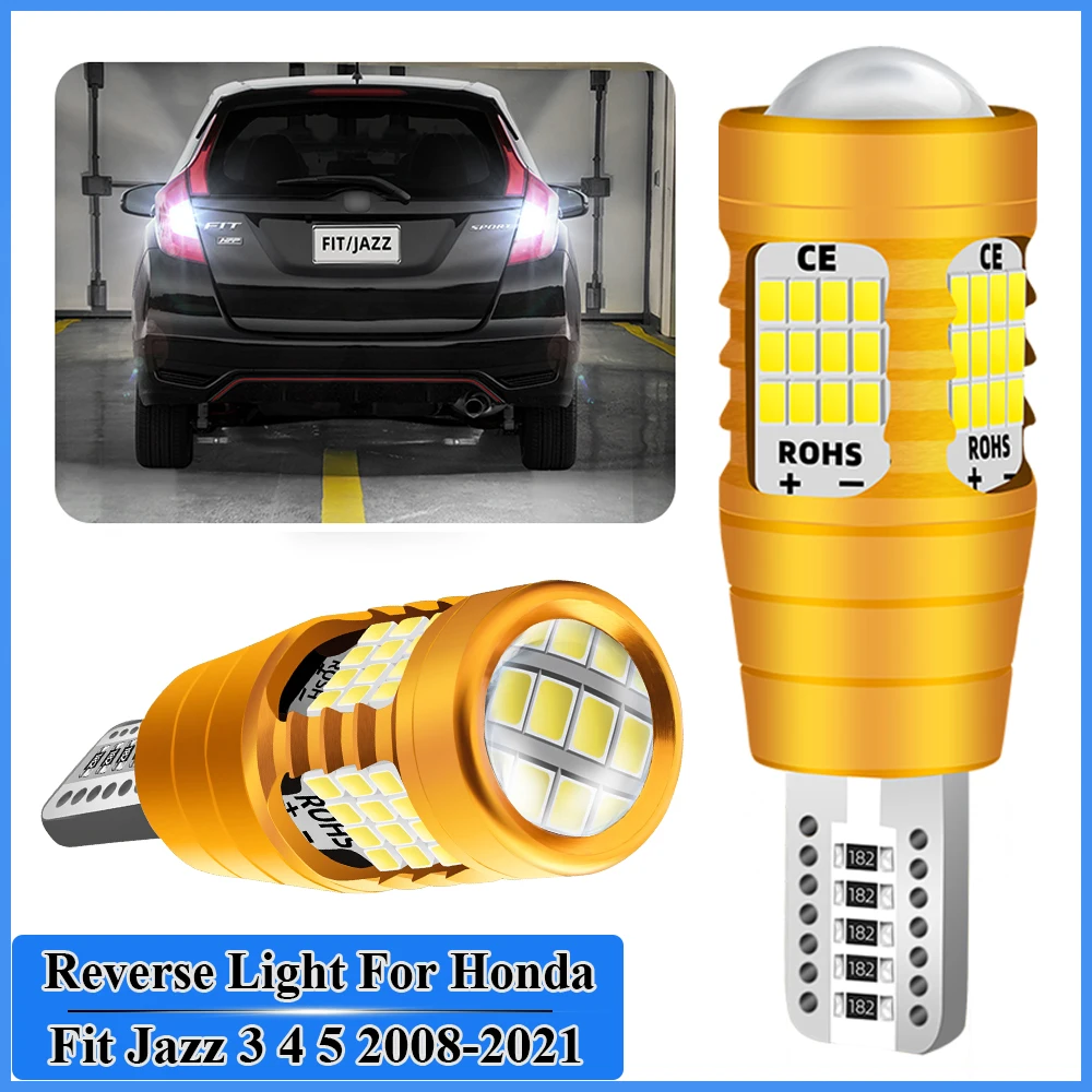 

2pcs LED Reverse Light for Honda Fit Jazz 3 4 5 2008-2021 2020 2019 2018 2017 2016 2015 2014 2013 2012 Backup Bulb Back Up Lamp