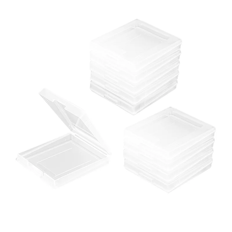

APPLIA-Game Cartridge Card Storage Box Anti-Dust Clear Protective Case For Gameboy Color Pocket GBC GBP 10Pcs