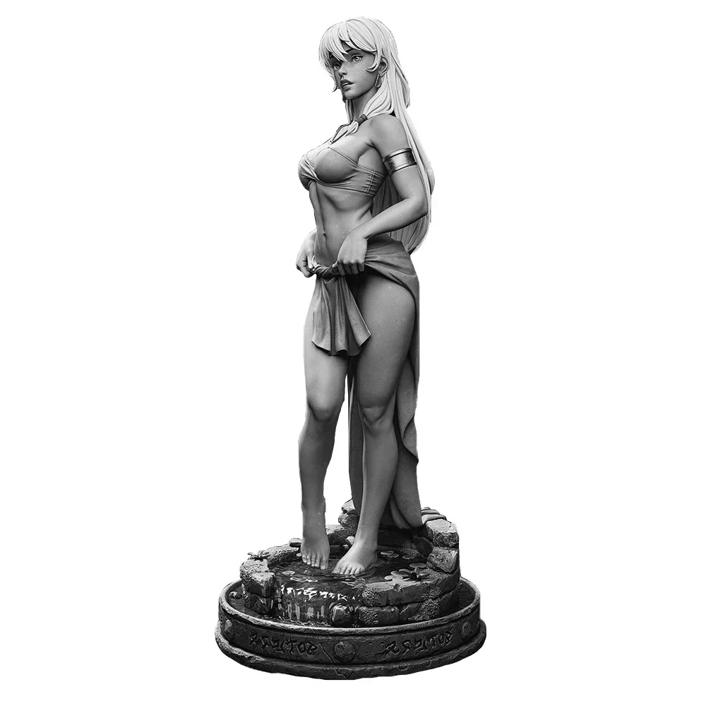 Kida 1:18 Unpainted Resin Model Kit - Fantasy Miniature Figure for DIY Painting, Tabletop RPG & Collectors (A781)