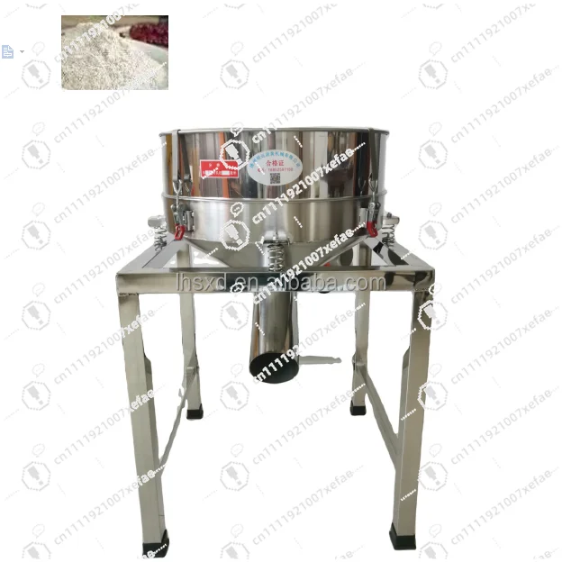Stainless Steel Electric Shaker Plastic Powder Food Vibrating Screen Flour Screening Machine