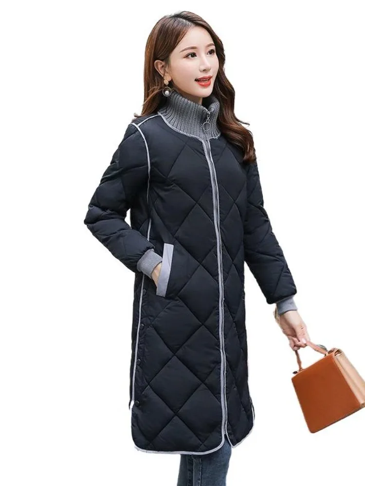 Sli Cotton Jaet Gilet interno leggero di media lunghezza da donna Slim Fit Versione coreana Faionable Autunno Inverno Nuovo arrivo