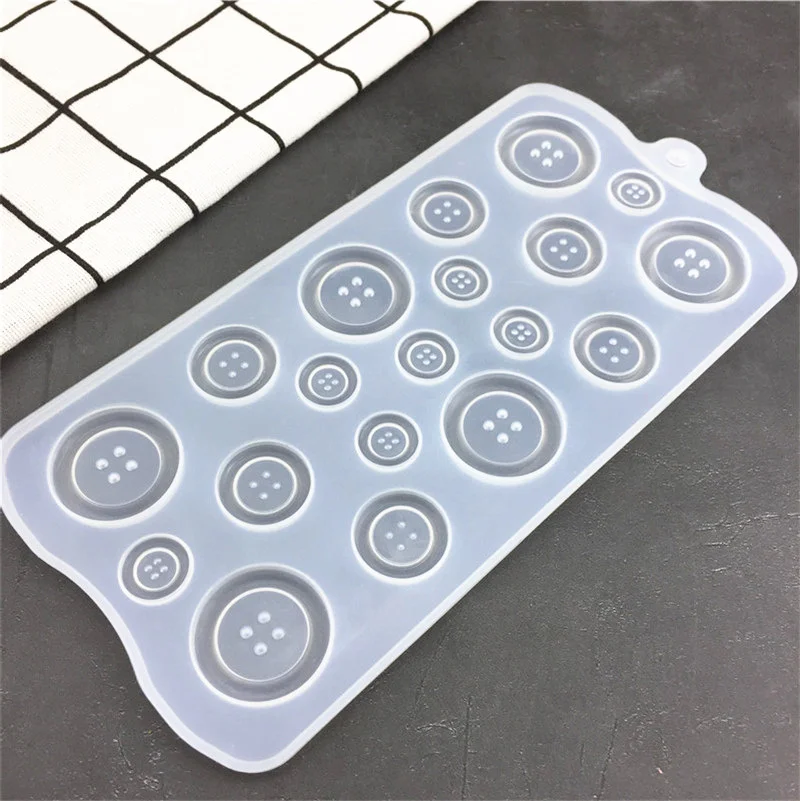 Handmade DIY Silicone Resin Mold for Pendants & Buttons