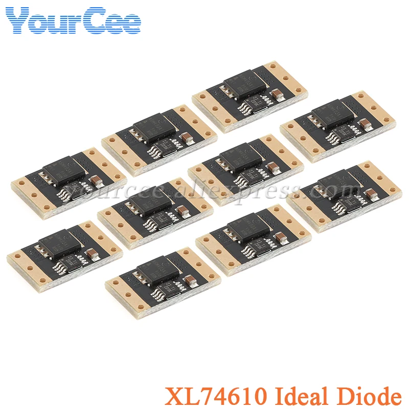 10 uds/1 unidad 1,5 V-36V 0mA 15A/30A XL74610 módulo de diodo Ideal adopta LM74610 dedicado a la simulación placa rectificadora de diodo Ideal