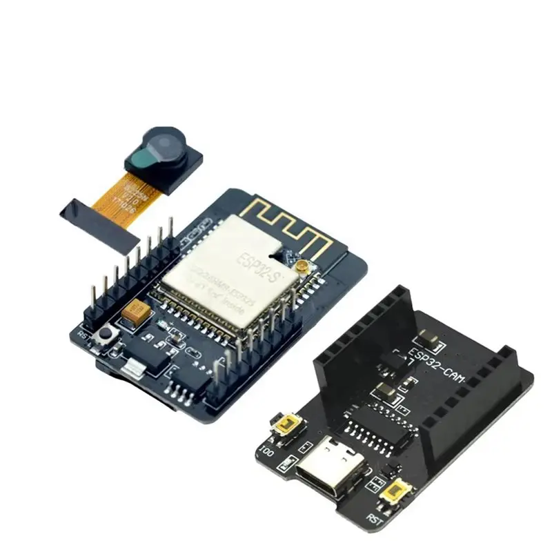 ESP32 Cam Wifi Bluetooth Development Dev Module Board:OV2640 Camera,CH340 Programmer, BT Type-C For Iot& AI Projects