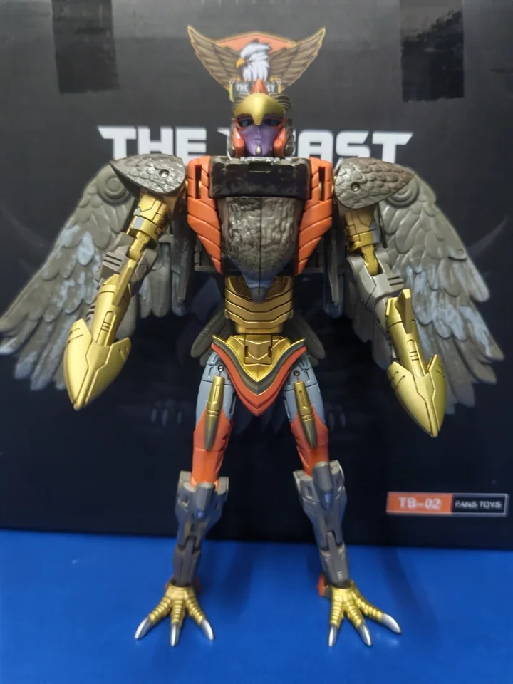 Beast Wars Transformationsspielzeug TB-02 Airazor OP Kingdom Commander Captain Anime Actionfigur Modell Verwandelbarer Roboter