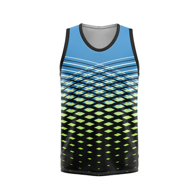 Training Fitness Tank Top Men Oversized Breathable Sleeveless Top Polka Dot Stripe Print Design Summer Fashion Basketball Vest