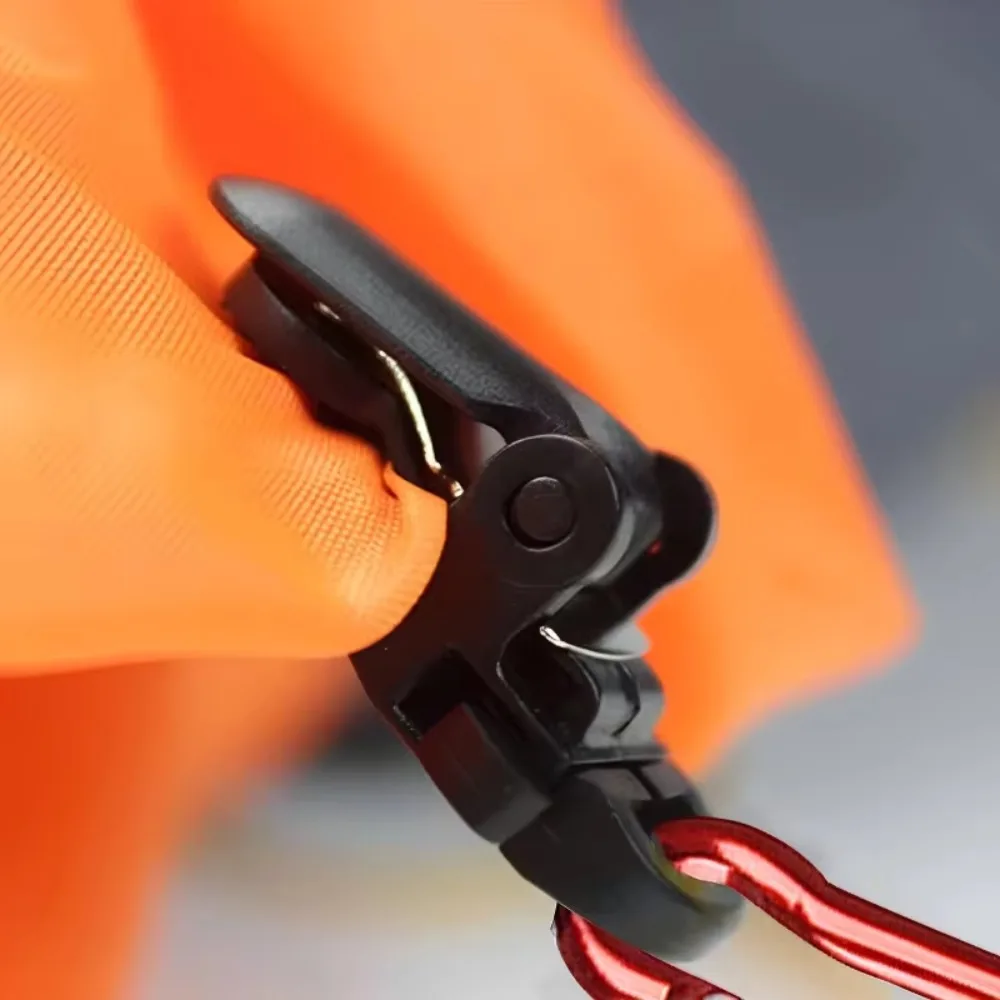10pcs Hangers Clips Tarp Clips Tighten Lock Camping Tent Clips Tent Snaps Grip Clamp with Carabiner Tents Accessories