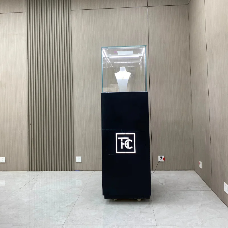 

Customize.Custom Luxury Glass Cabinet LED-Lit Jewelry Store Display Showcase Shop Interior Design Kiosks in Malls