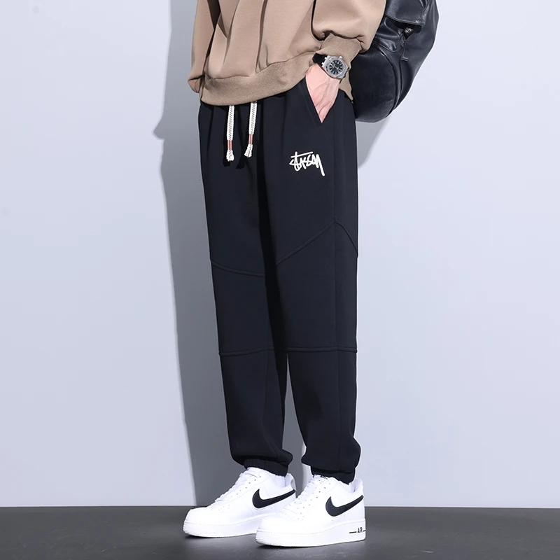 تشغيل السراويل المراهقين تشغيل طماق الرجال الرياضة لمسافات طويلة تشغيل السراويل الطويلة بناطيل كاجوال Sweatpants ربيع الخريف #2