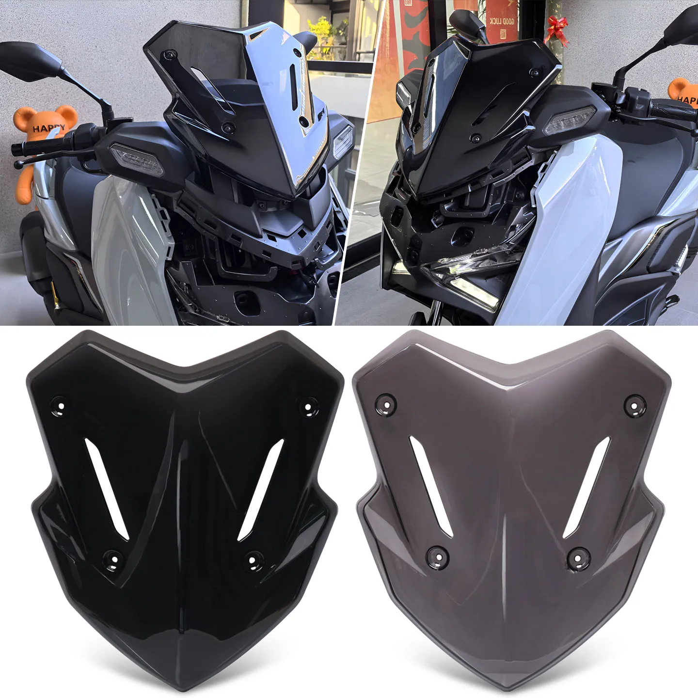 

Motorcycle Accessories Front Windscreen Windshield Fairing Deflector For XMAX300 XMAX 300 2025-2026