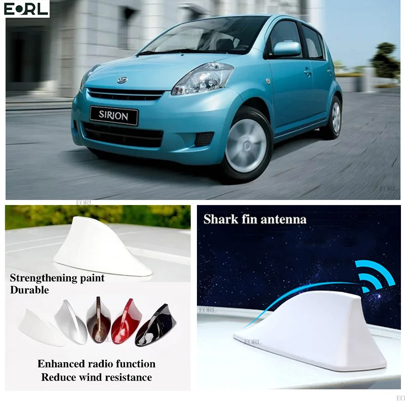 

For Toyota Passo Daihatsu Shark Fin Antenna FM Signal Super Aerials Amplifier Waterproof Signal Amplifier FM/AM Radio Aerials