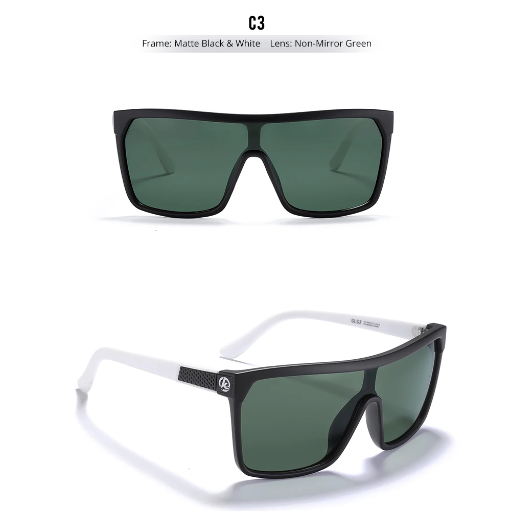 Kdeam High-End-Angels onnen brille für Männer und Frauen einteilige polarisierte Sonnenbrille mit langlebigen 5-Barrel-Scharnieren – Detail 11