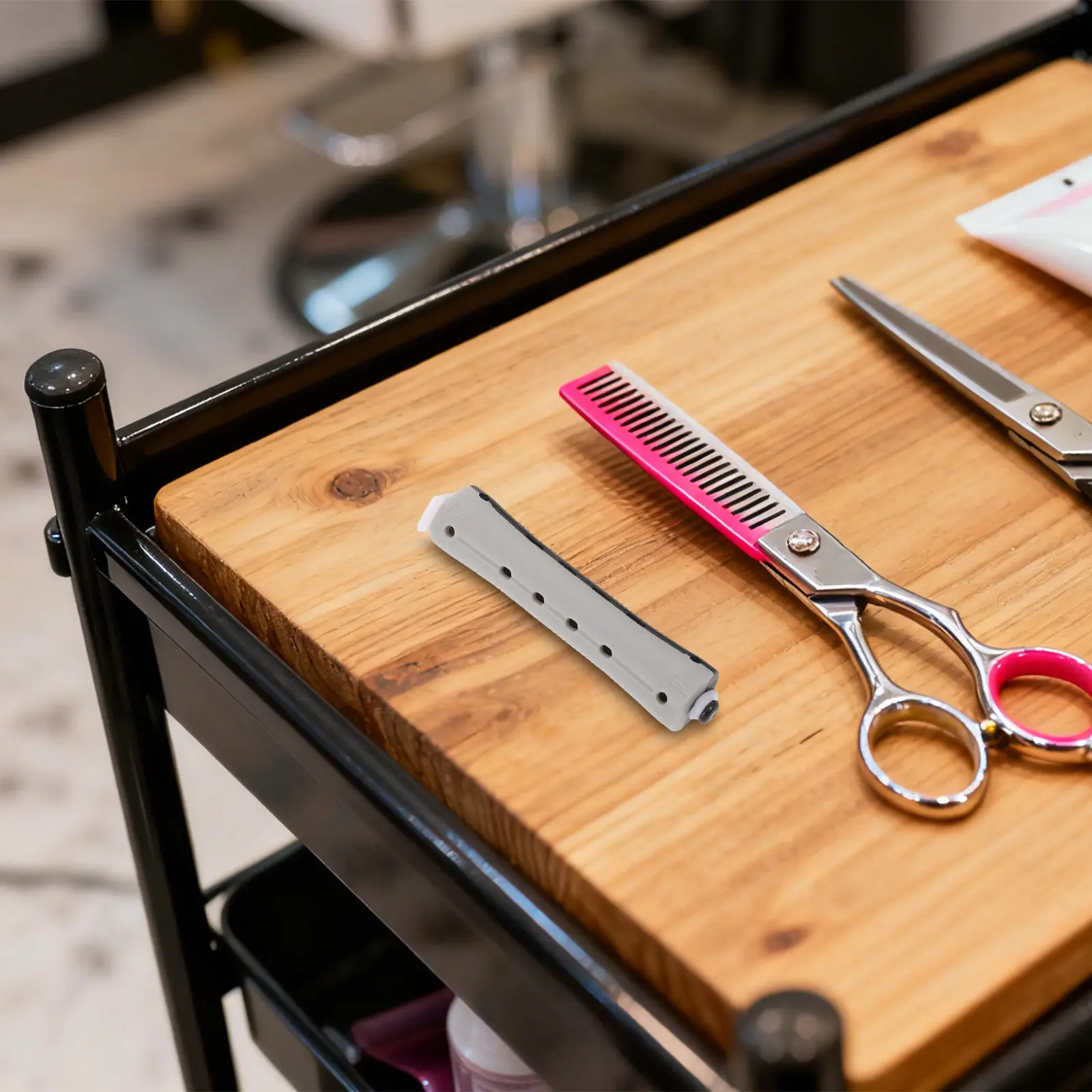 

30Pcs Hair Perm Rods Dual Color Spiral Curling Rods Lightweight Plastic for DIY Hair Styling Natural Waves Perm Curlers