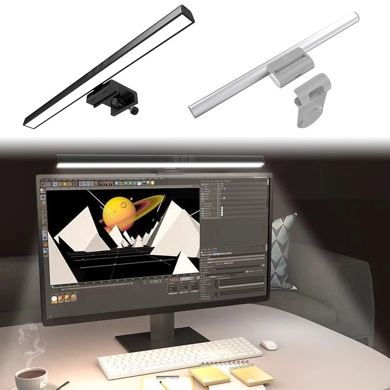 LED Monitor Light Bar Dimmable Night Light 3 Colors Desk Lamp Learning Office Reading Eye Protection Screen Hanging Lighting