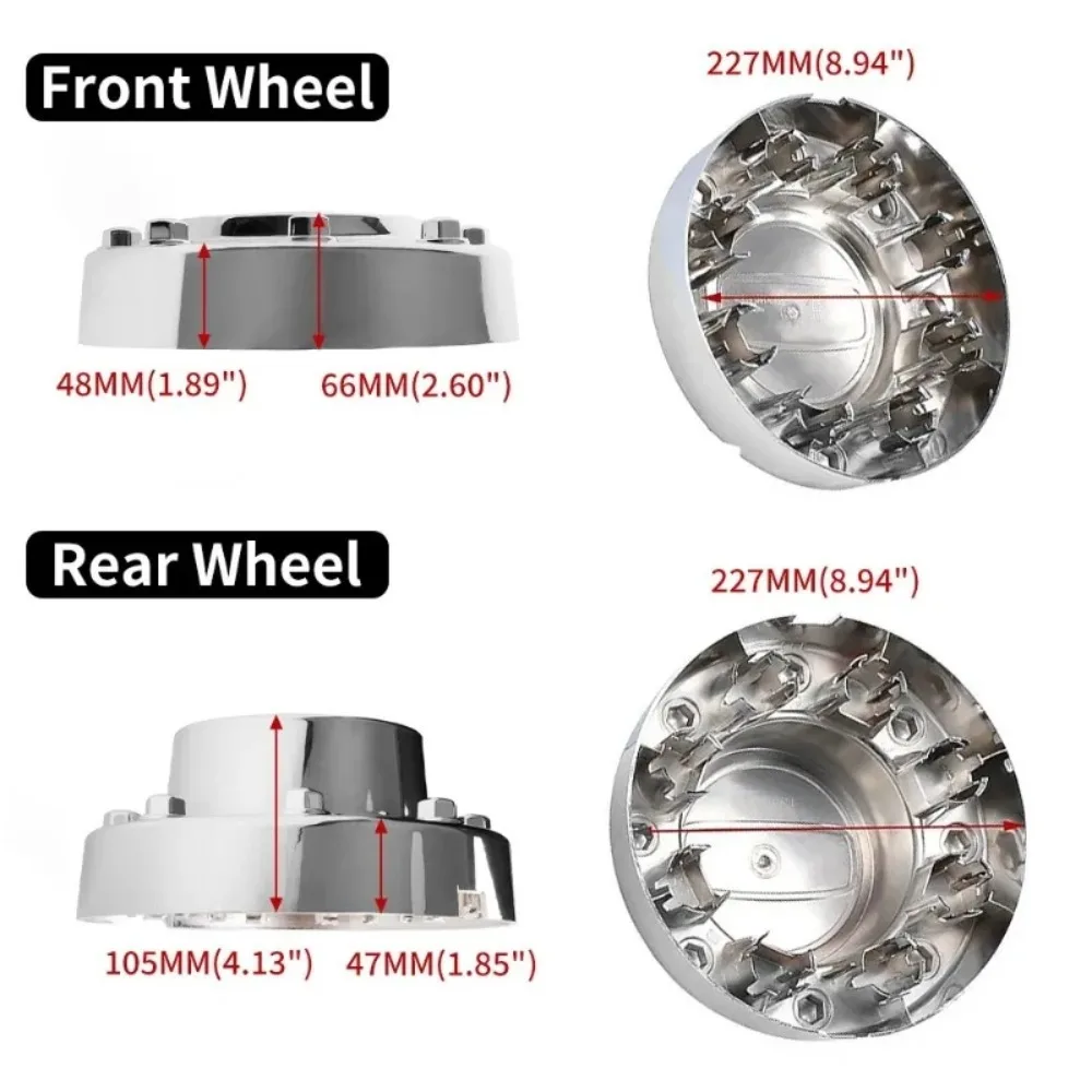 Cubiertas Protectoras para Ruedas Delanteras de Dodge Ram 11-18, Accesorios de Modificación Automotriz