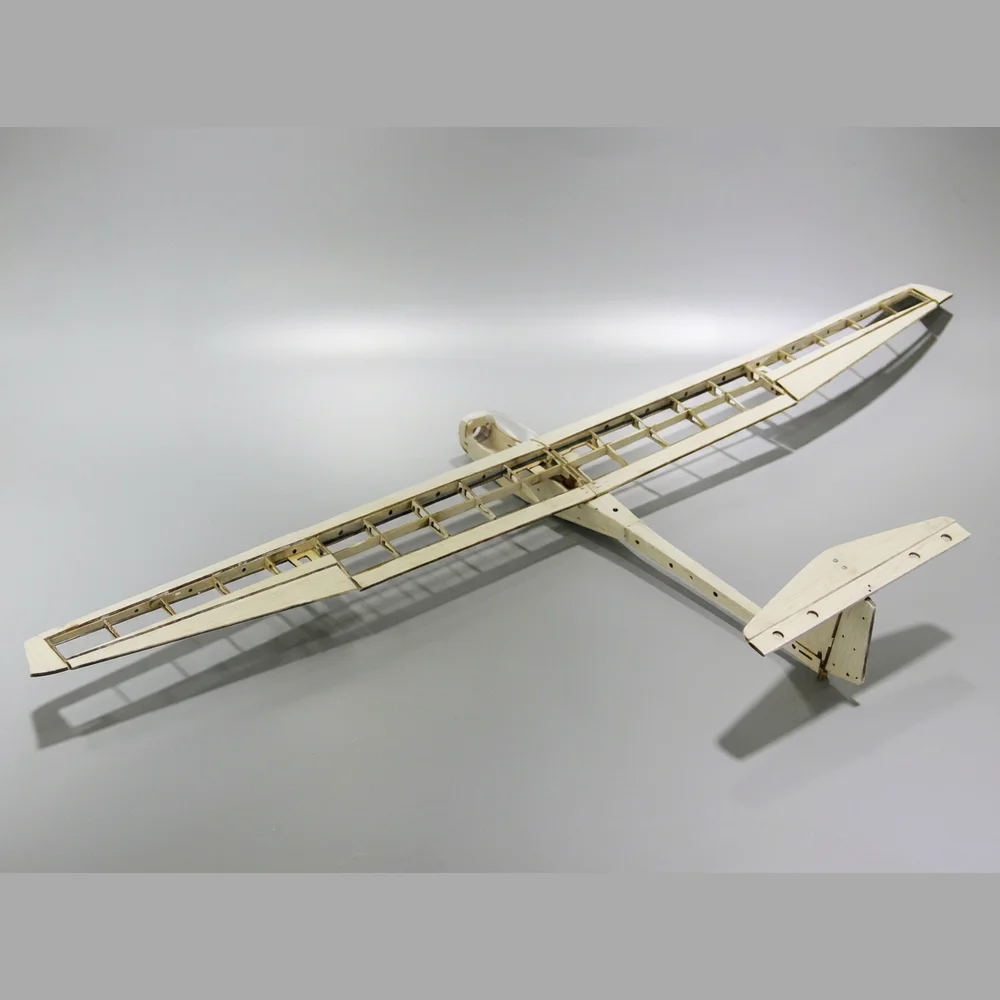 RC AirPlanes Laser Cut Balsa Wood Airplane Kit  Wingspan 1040mm GUPPY Glider Frame without Cover Model Building Kit