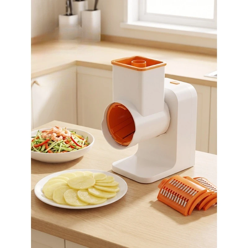 Electric vegetable cutter Household multi-functional kitchen vegetable cutting artifact Potato silk wiper