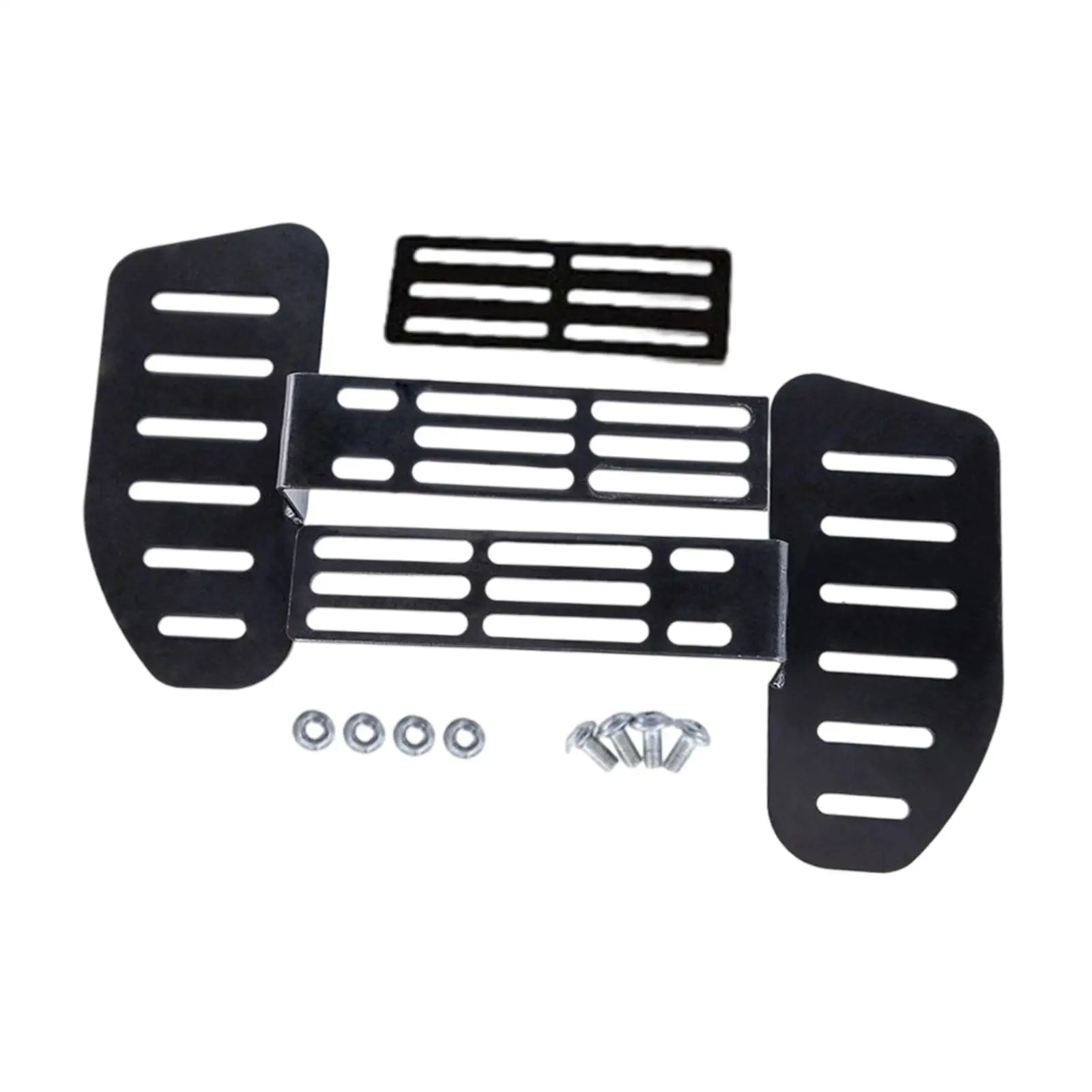 

Scooter Front Foot Pedals Set Versatile with Screws Electric Bike Foot Rest