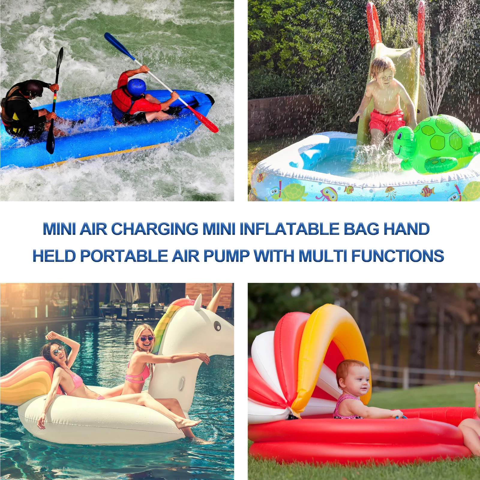 Inflation Halloween Christmas New Year Air Pump Electric Portable Air Pump Portable Electric Air Pump Mattress Air Pumping Bed