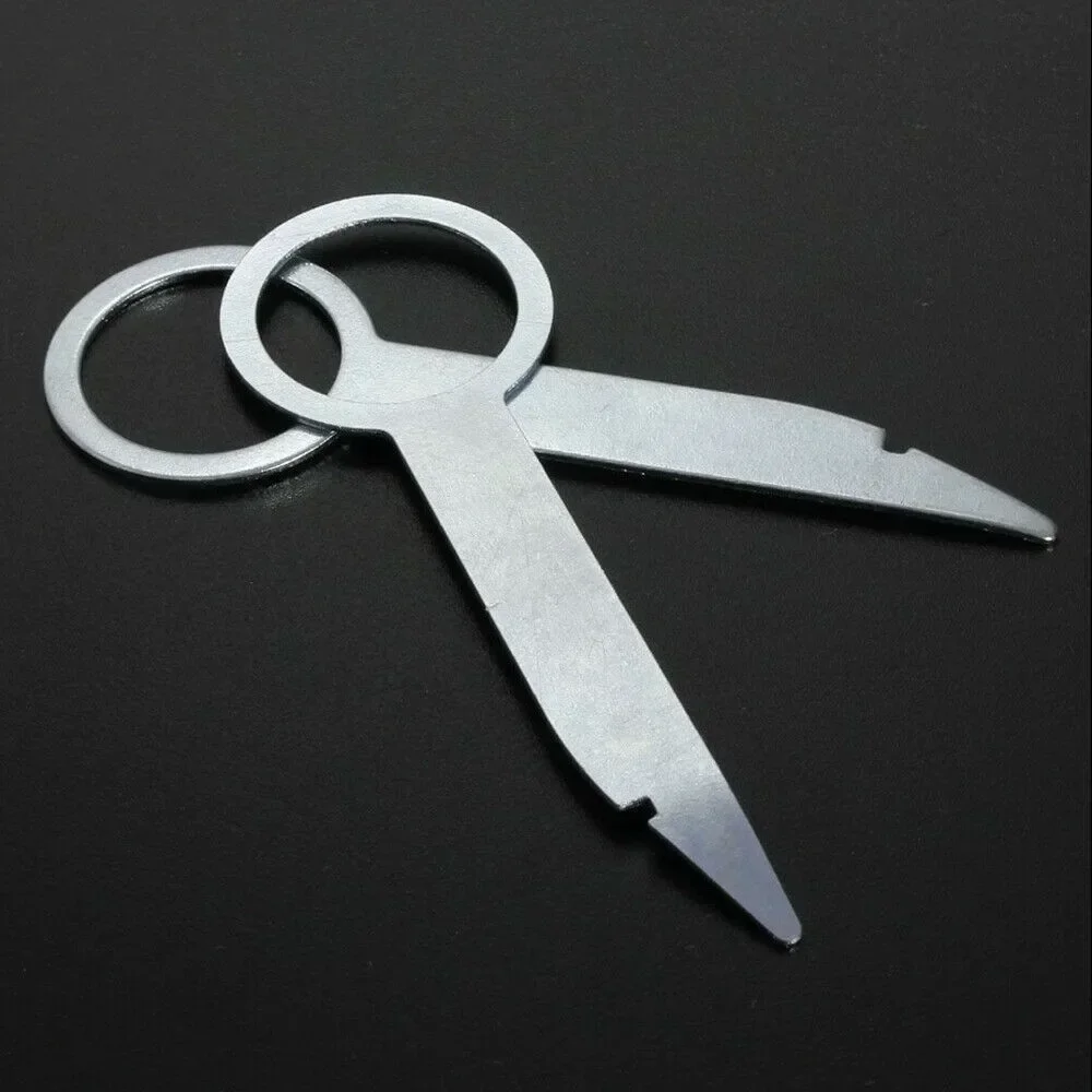 

4pcs Car Radio Stereo Removal Release Key Tools For A3 8L 8P A4 8D B5 A4 8E/8H B6/B7 A6 C5 4B A6 C6 4F A8 4D Silver
